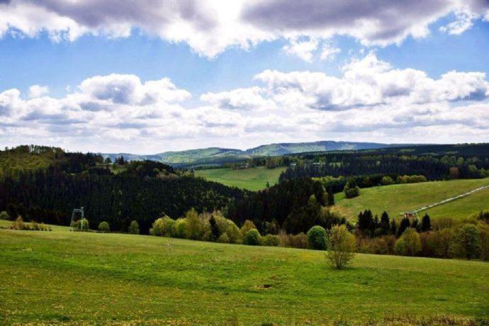 Ferienwohnung Panoramablick Postwiese وينتربرغ المظهر الخارجي الصورة